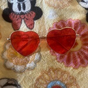 red heart glasses